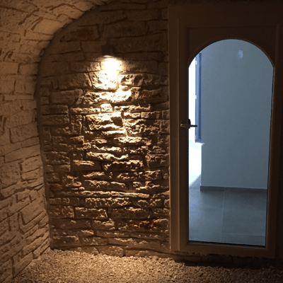 éclairage de cave